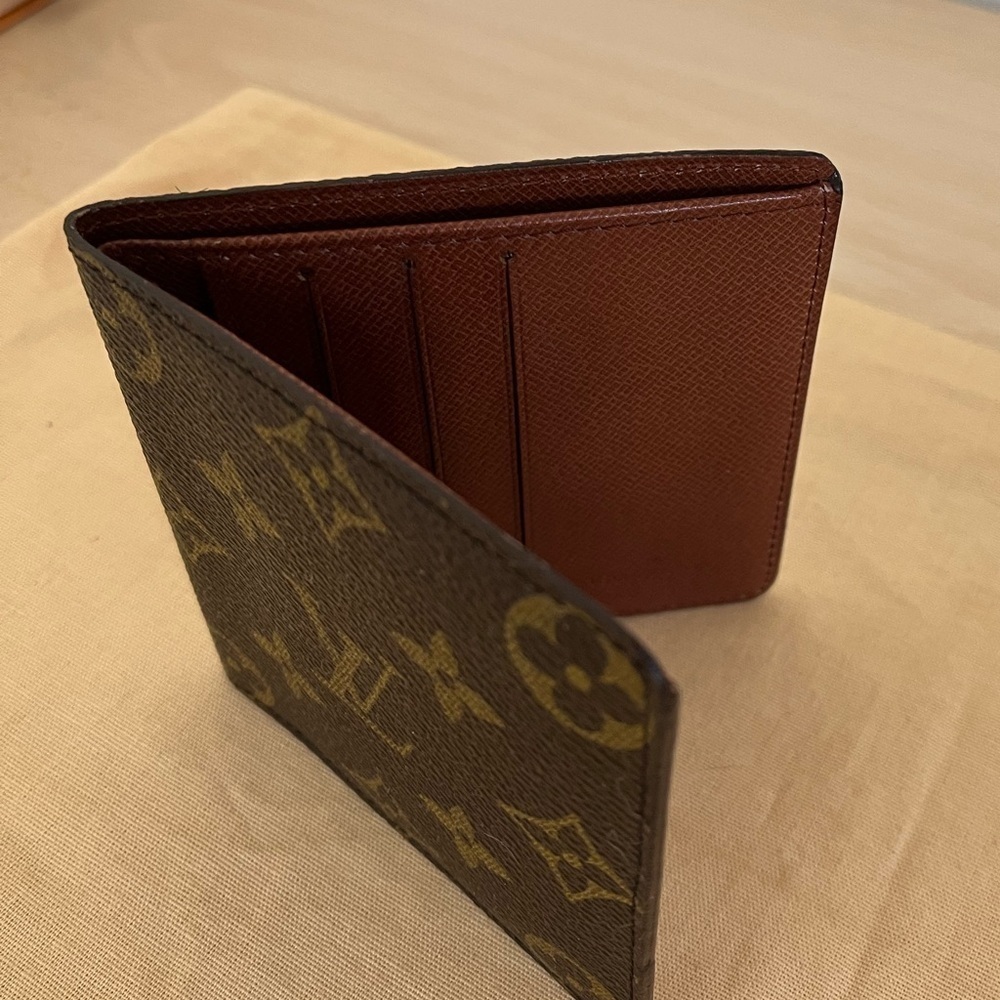 Rare Louis Vuitton Bifold Credit Card Wallet Monogram Vintage France 1987 - Picture 14 of 17